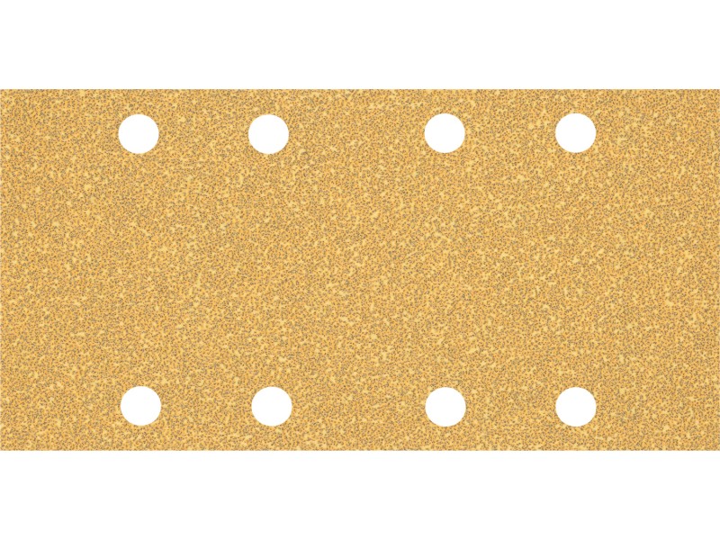 Brusni papir EXPERT Bosch z 8 luknjami za vibracijske brusilnike, Dimenzije: 93x186mm, Zrnatost: 40, 2608900935